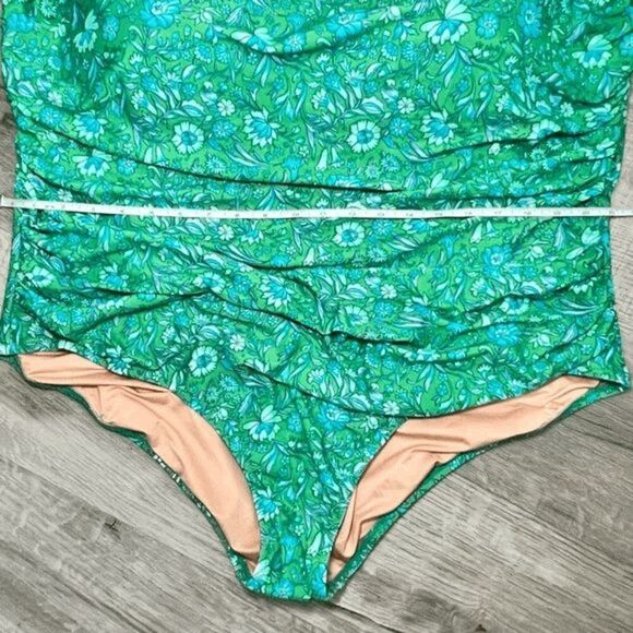 J Crew NWT size 24 one-shoulder swimsuit plus size - Picture 8 of 15